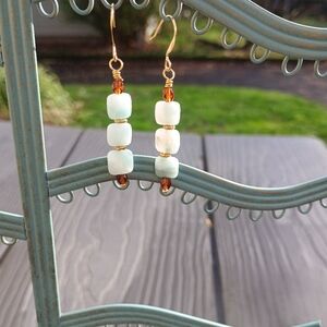 Amazonite Beaded Earrings